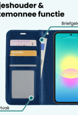 Forterra Forterra Samsung Galaxy A27 Hoesje Bookcase - Donkerblauw