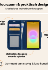 Nomfy Nomfy Samsung Galaxy A27 Hoesje Bookcase - Donkerblauw