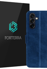 Forterra Forterra Samsung Galaxy A27 Hoesje Bookcase - Donkerblauw