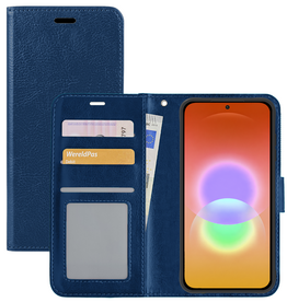 NoXx NoXx Samsung Galaxy A27 Hoesje Bookcase - Donkerblauw
