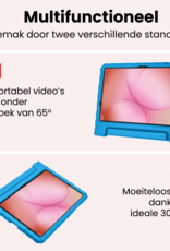 NoXx NoXx Samsung Galaxy Tab A11 Plus Kinderhoes Met Screenprotector - Blauw