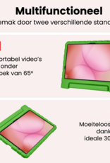 NoXx NoXx Samsung Galaxy Tab A11 Plus Kinderhoes Met Screenprotector - Groen