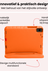 NoXx NoXx Samsung Galaxy Tab A11 Plus Kinderhoes Met Screenprotector - Oranje