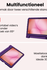 NoXx NoXx Samsung Galaxy Tab A11 Plus Kinderhoes Met Screenprotector - Paars