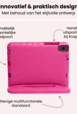 NoXx NoXx Samsung Galaxy Tab A11 Plus Kinderhoes Met Screenprotector - Roze