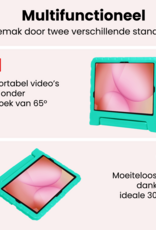 NoXx NoXx Samsung Galaxy Tab A11 Plus Kinderhoes Met Screenprotector - Turquoise