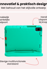 NoXx NoXx Samsung Galaxy Tab A11 Plus Kinderhoes Met Screenprotector - Turquoise
