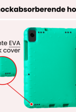 NoXx NoXx Samsung Galaxy Tab A11 Plus Kinderhoes Met Screenprotector - Turquoise