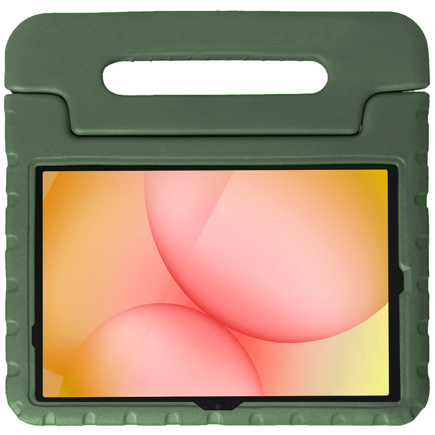 Nomfy Nomfy Samsung Galaxy Tab A11 Plus Kinderhoes Met Screenprotector - Donkergroen