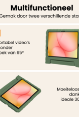Nomfy Nomfy Samsung Galaxy Tab A11 Plus Kinderhoes Met Screenprotector - Donkergroen