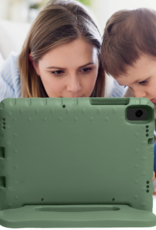 Nomfy Nomfy Samsung Galaxy Tab A11 Plus Kinderhoes Met Screenprotector - Donkergroen