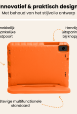 Nomfy Nomfy Samsung Galaxy Tab A11 Plus Kinderhoes Met Screenprotector - Oranje