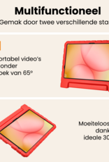 Nomfy Nomfy Samsung Galaxy Tab A11 Plus Kinderhoes Met Screenprotector - Rood