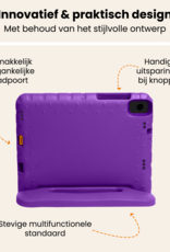 Nomfy Nomfy Samsung Galaxy Tab A11 Plus Kinderhoes Met 2x Screenprotector - Paars