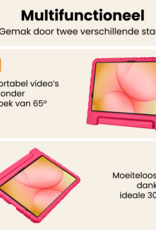 Nomfy Nomfy Samsung Galaxy Tab A11 Plus Kinderhoes Met 2x Screenprotector - Roze