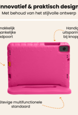 Nomfy Nomfy Samsung Galaxy Tab A11 Plus Kinderhoes Met 2x Screenprotector - Roze