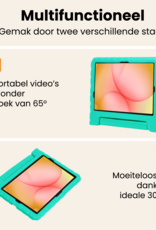 Nomfy Nomfy Samsung Galaxy Tab A11 Plus Kinderhoes Met 2x Screenprotector - Turquoise