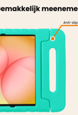Nomfy Nomfy Samsung Galaxy Tab A11 Plus Kinderhoes Met 2x Screenprotector - Turquoise