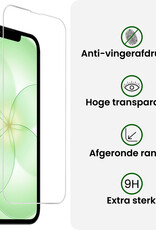 BASEY. BASEY. iPhone 14 Pro Magsafe Hoesje Zwart Met 2x Screenprotector