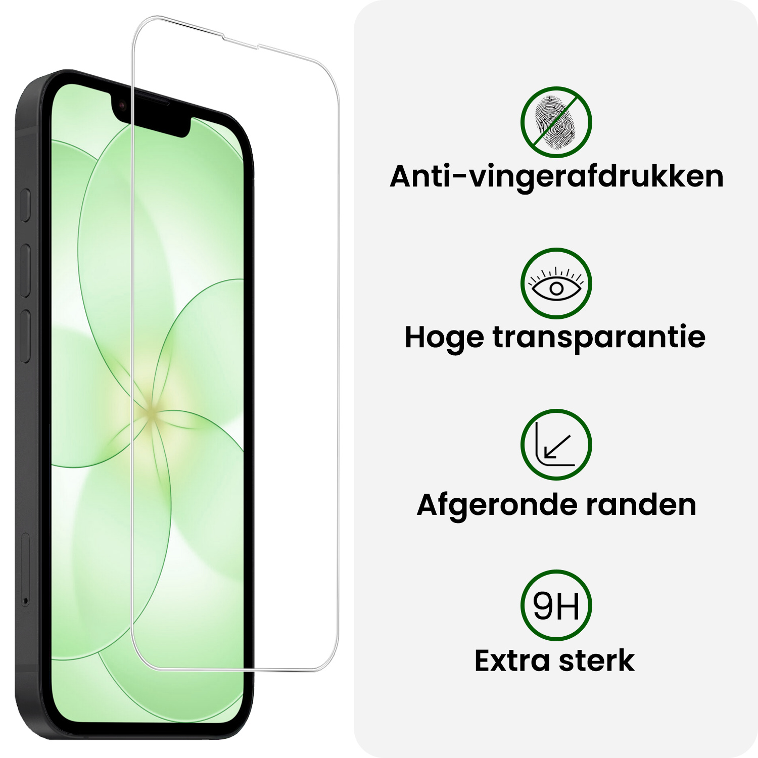 BASEY. BASEY. iPhone 14 Pro Max Magsafe Hoesje Zwart Met Screenprotector