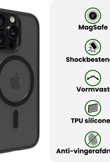 BASEY. BASEY. iPhone 14 Pro Max Magsafe Hoesje Zwart Met 2x Screenprotector