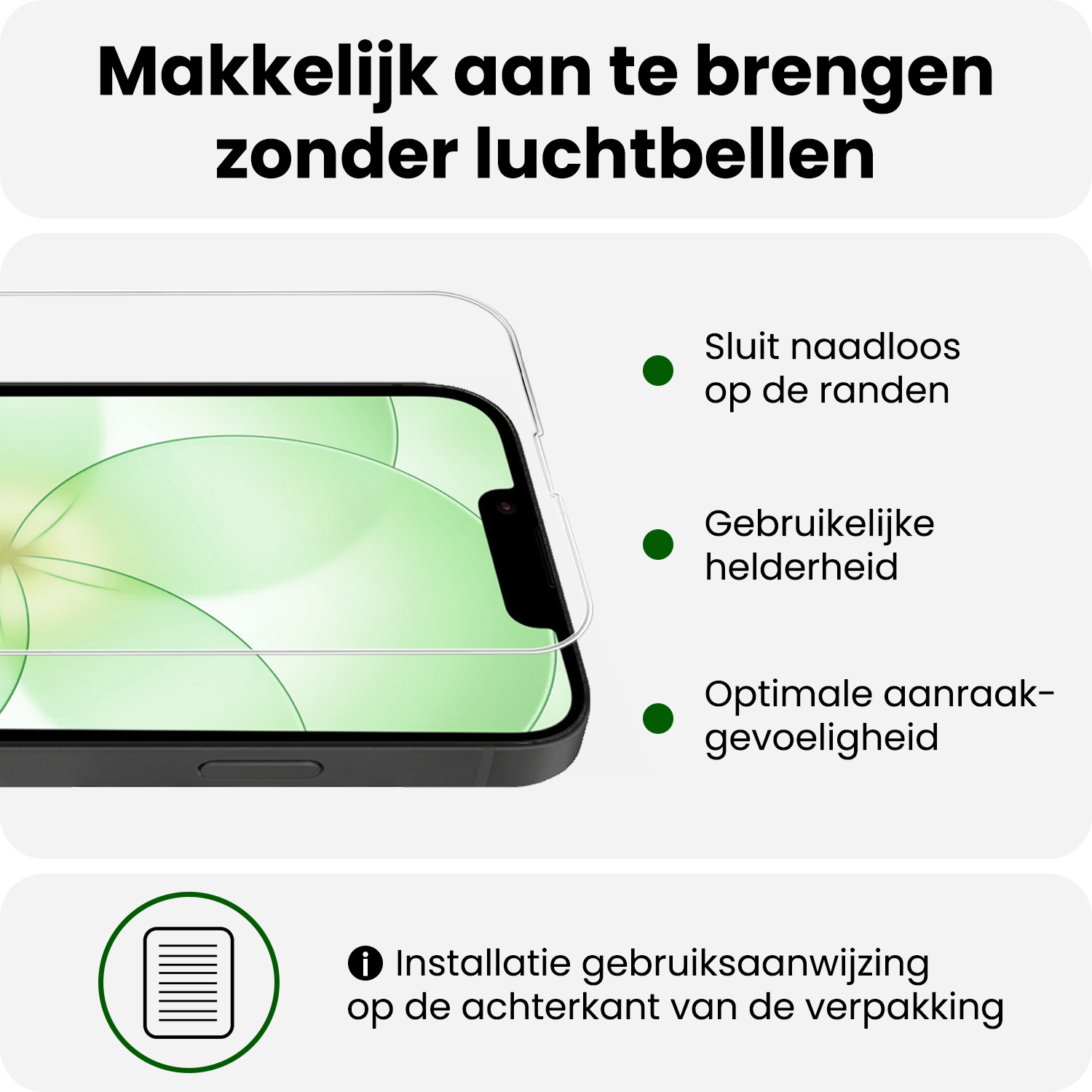 BASEY. BASEY. iPhone 14 Pro Max Magsafe Hoesje Zwart Met 2x Screenprotector