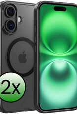BASEY. BASEY. iPhone 16 Plus Magsafe Hoesje - Zwart - 2 PACK