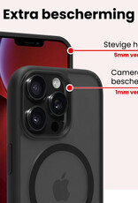 NoXx NoXx iPhone 14 Pro Magsafe Hoesje - Zwart