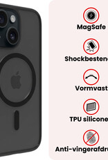 NoXx NoXx iPhone 15 Plus Magsafe Hoesje - Zwart - 2 PACK