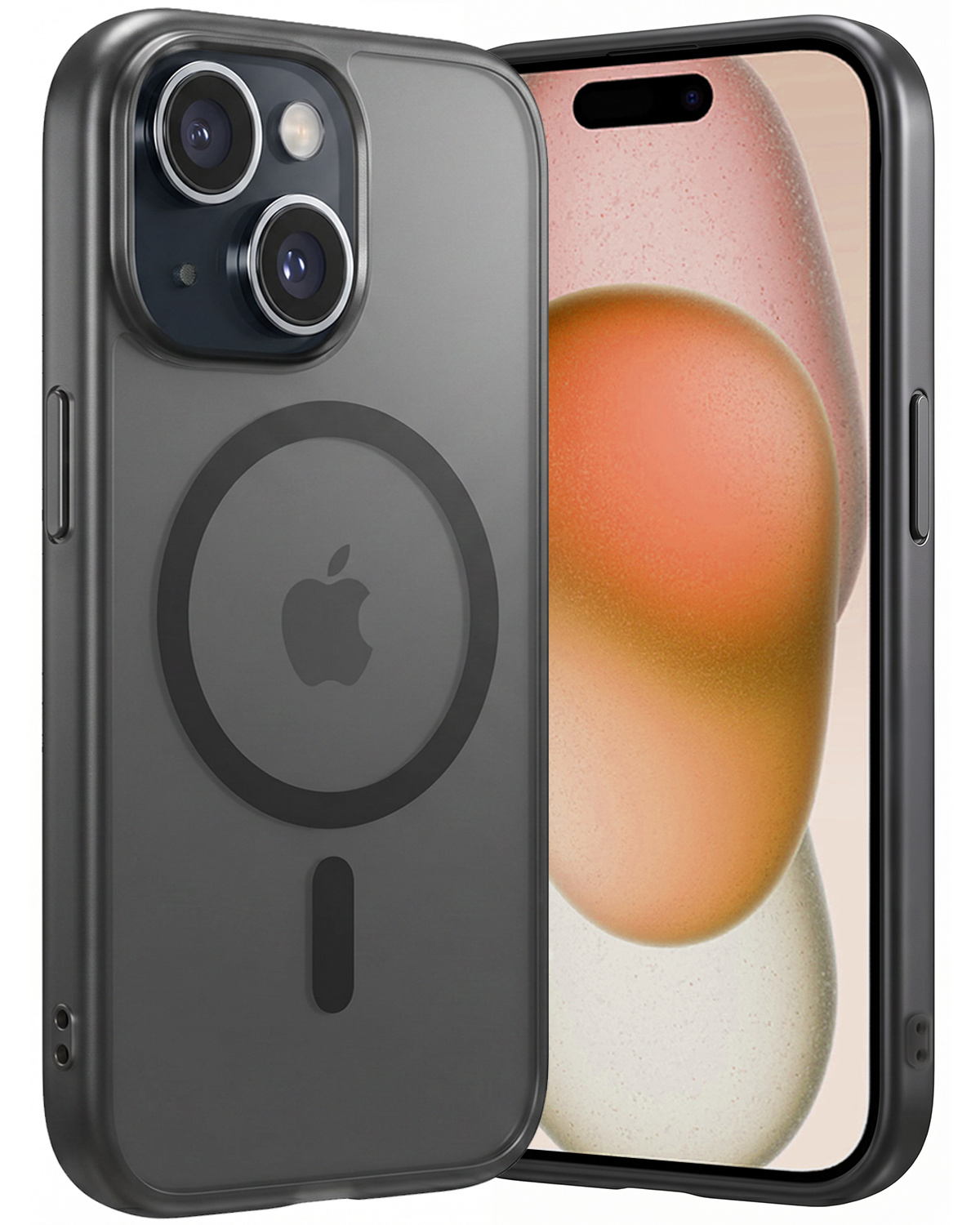 Nomfy Nomfy iPhone 15 Plus Magsafe Hoesje - Zwart