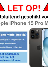 Nomfy Nomfy iPhone 15 Pro Max Magsafe Hoesje - Zwart