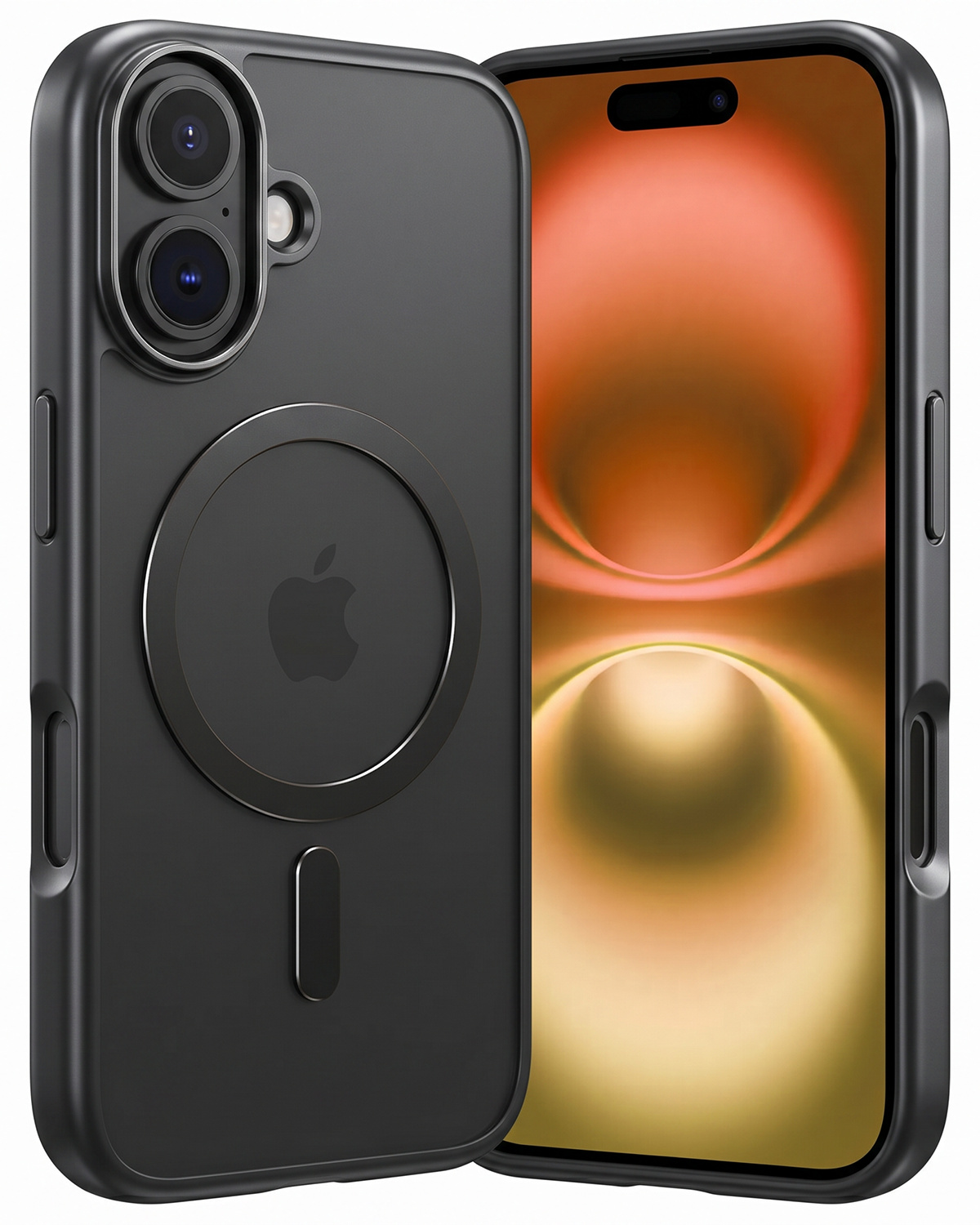 Nomfy Nomfy iPhone 16 Plus Magsafe Hoesje - Zwart