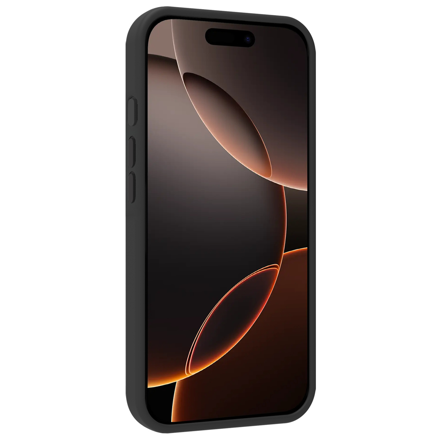 Nomfy Nomfy iPhone 16 Pro Magsafe Hoesje Zwart Met Screenprotector