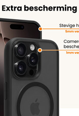 Nomfy Nomfy iPhone 16 Pro Max Magsafe Hoesje - Zwart