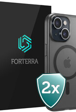 Forterra Forterra iPhone 14 Magsafe Hoesje - Zwart - 2 PACK