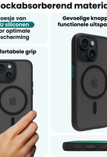 Forterra Forterra iPhone 14 Plus Magsafe Hoesje Zwart Met 2x Screenprotector