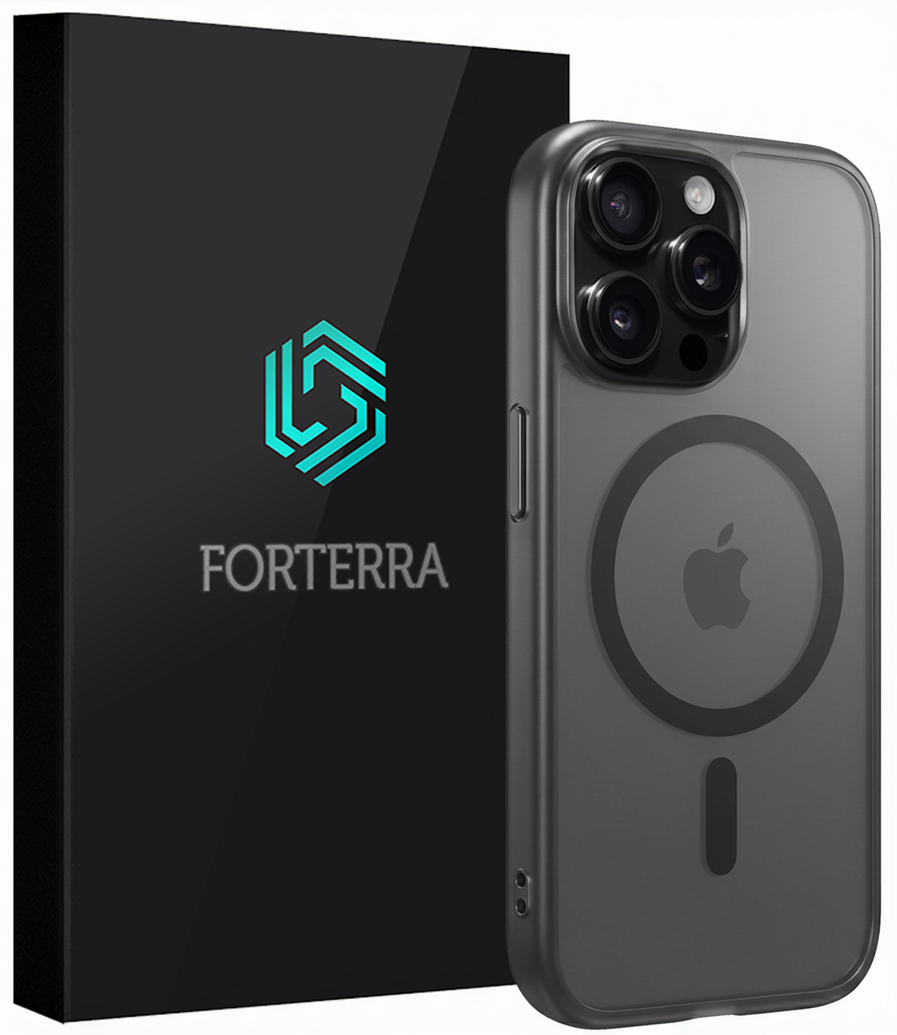 Forterra Forterra iPhone 14 Pro Max Magsafe Hoesje - Zwart