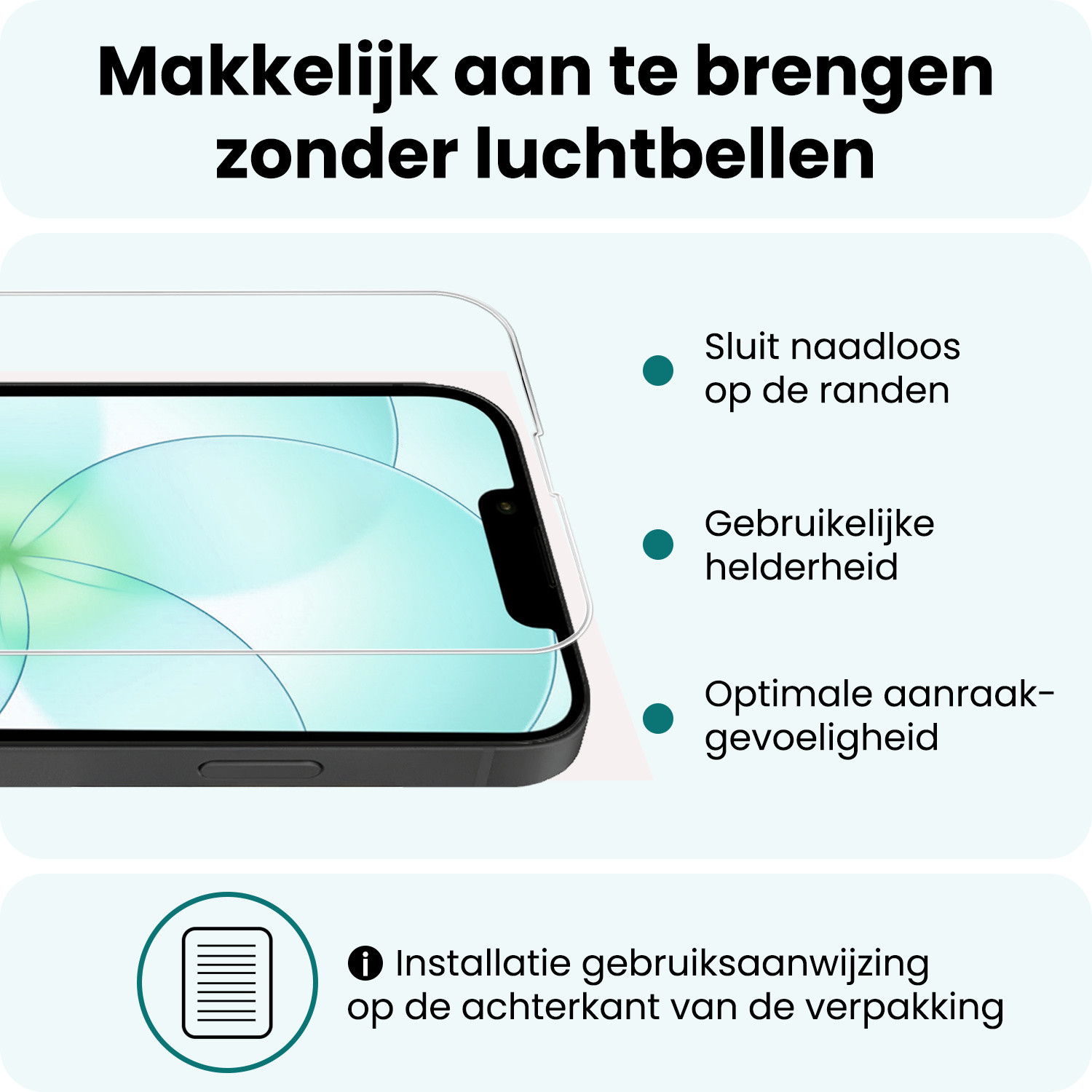 Forterra Forterra iPhone 14 Pro Max Magsafe Hoesje Zwart Met 2x Screenprotector