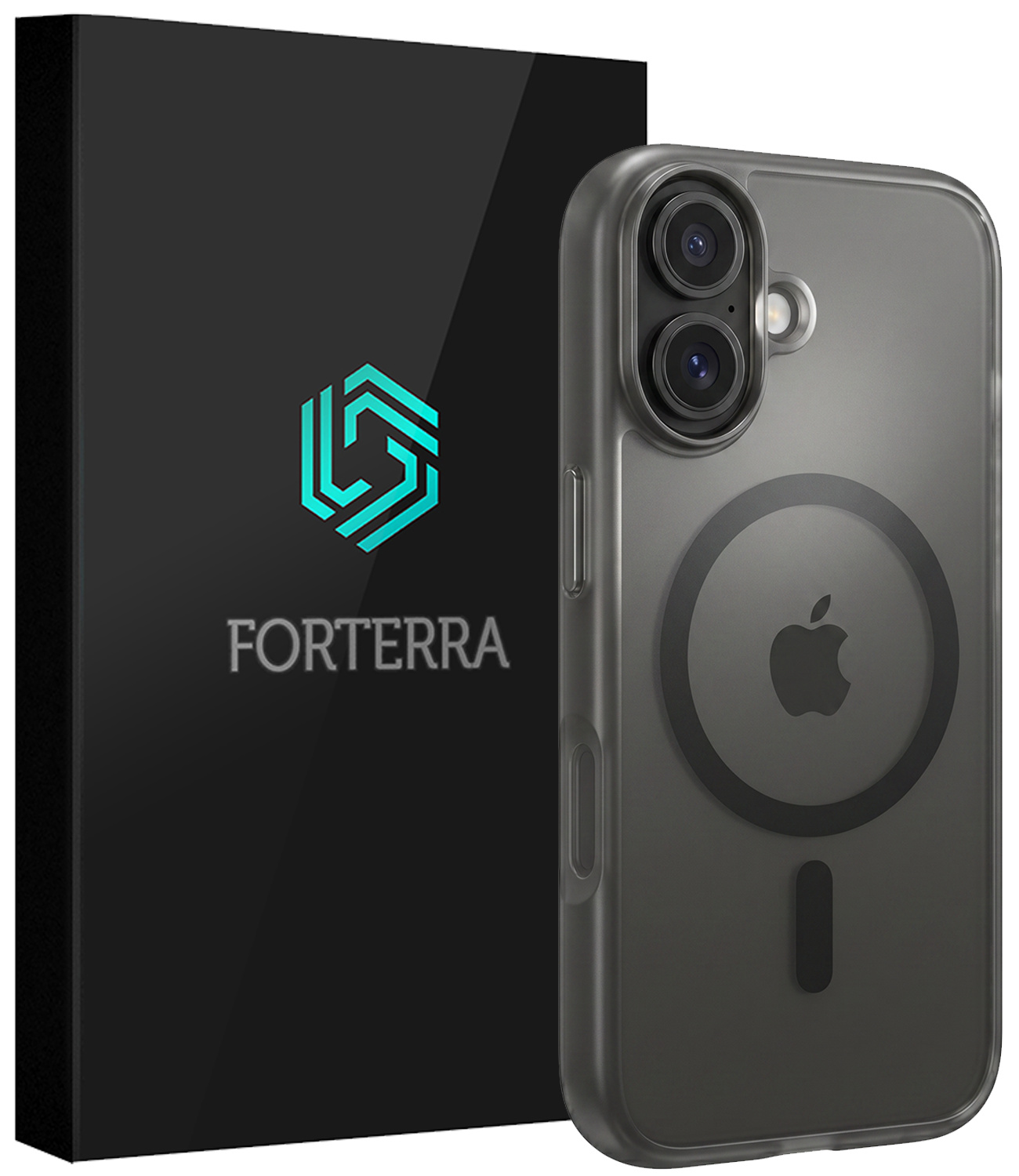 Forterra Forterra iPhone 16 Magsafe Hoesje - Zwart