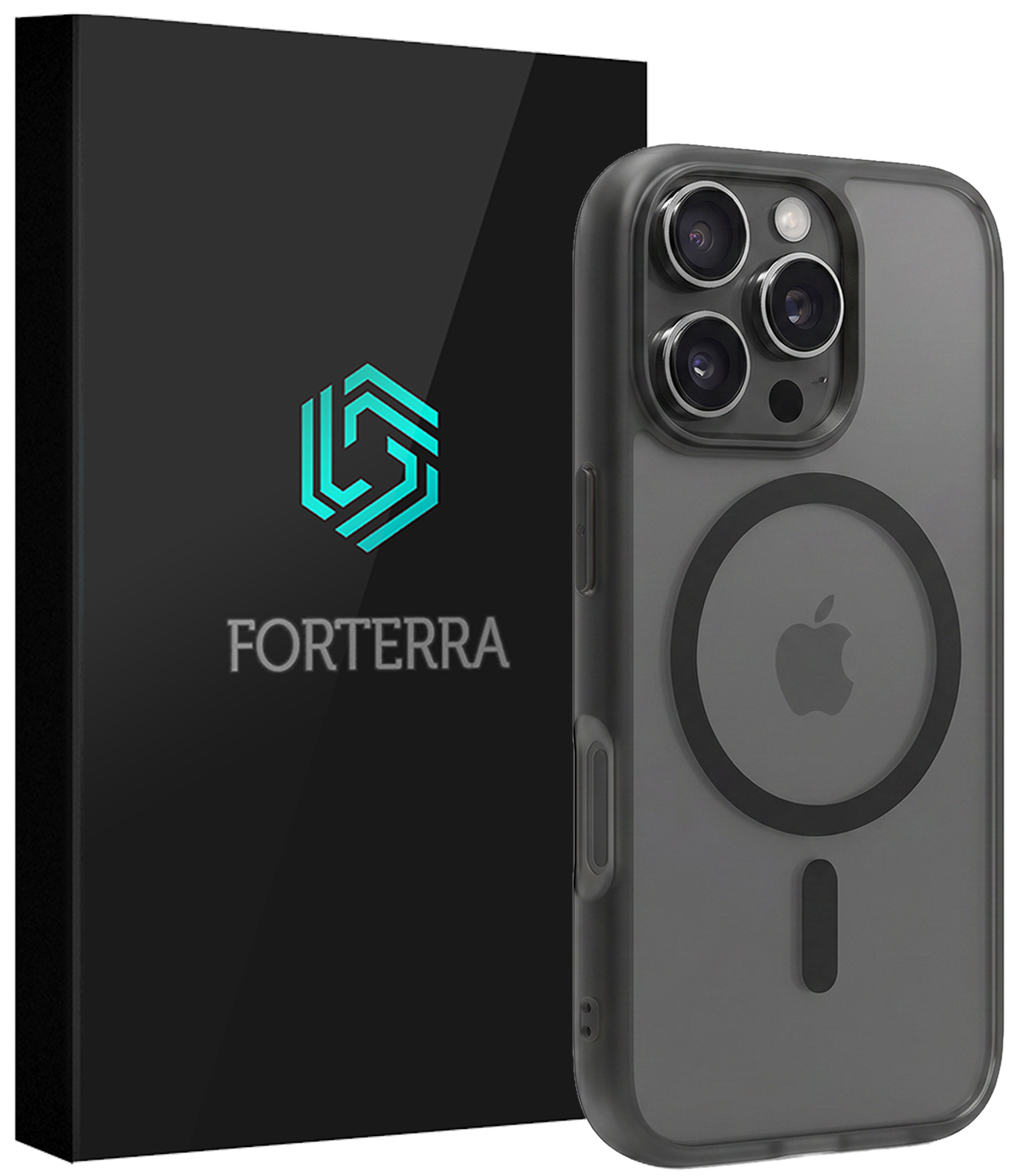 Forterra Forterra iPhone 16 Pro Max Magsafe Hoesje - Zwart