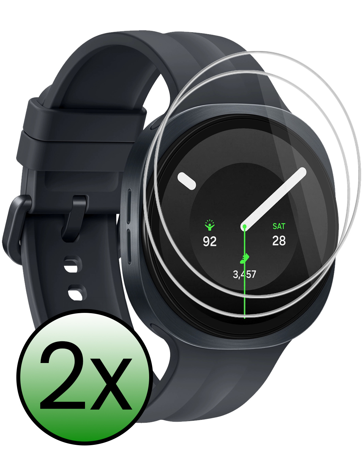 BASEY. BASEY. Samsung Galaxy Watch 9 (44 mm) Screenprotector - 2 PACK