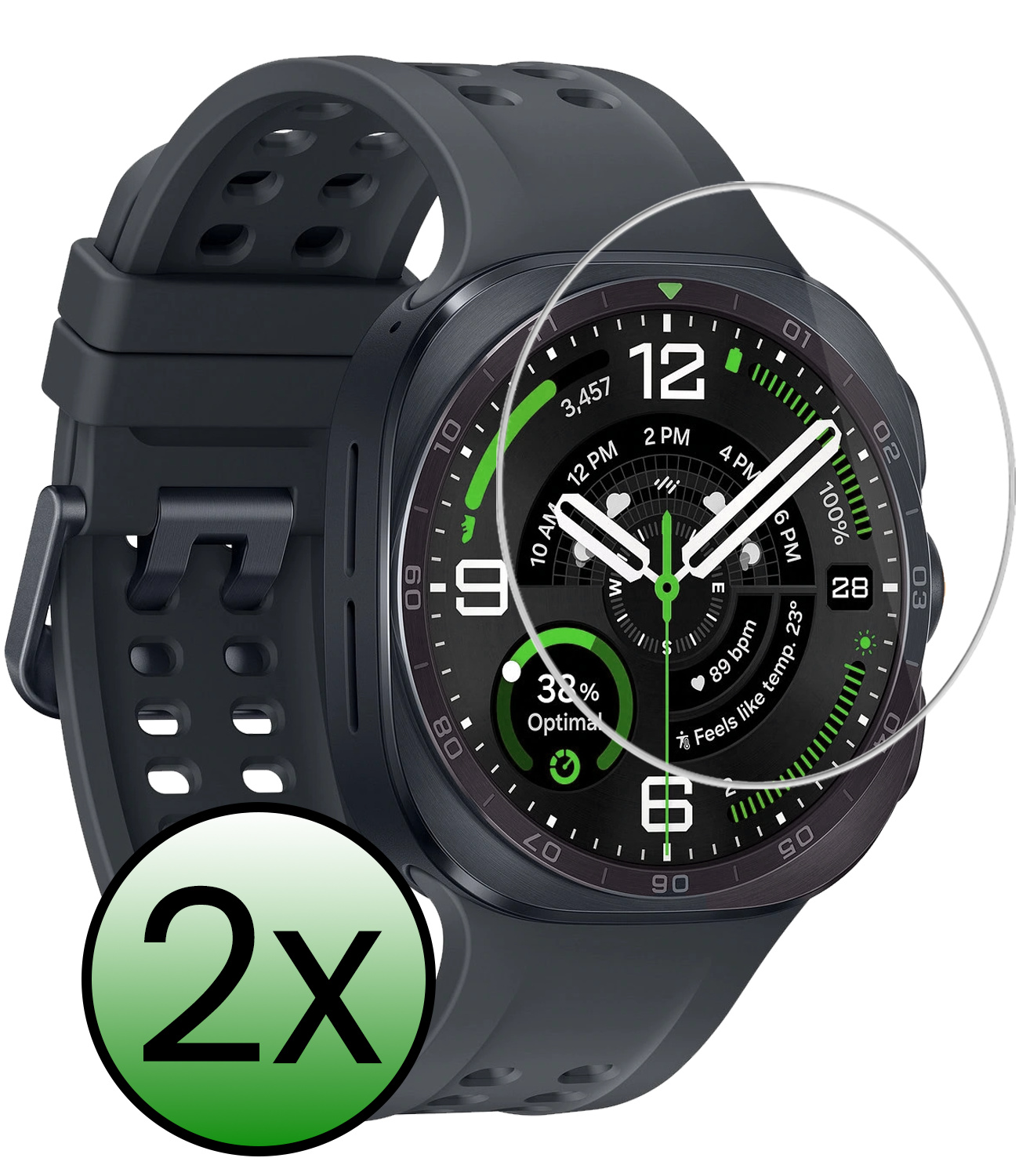 BASEY. BASEY. Samsung Galaxy Watch Ultra 2 (2026) Screenprotector - 2 PACK