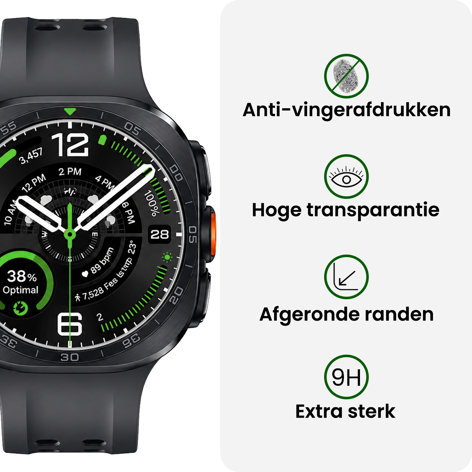 BASEY. BASEY. Samsung Galaxy Watch Ultra 2 (2026) Screenprotector - 2 PACK