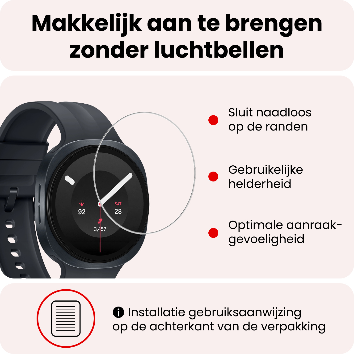 NoXx NoXx Samsung Galaxy Watch 9 (44 mm) Screenprotector