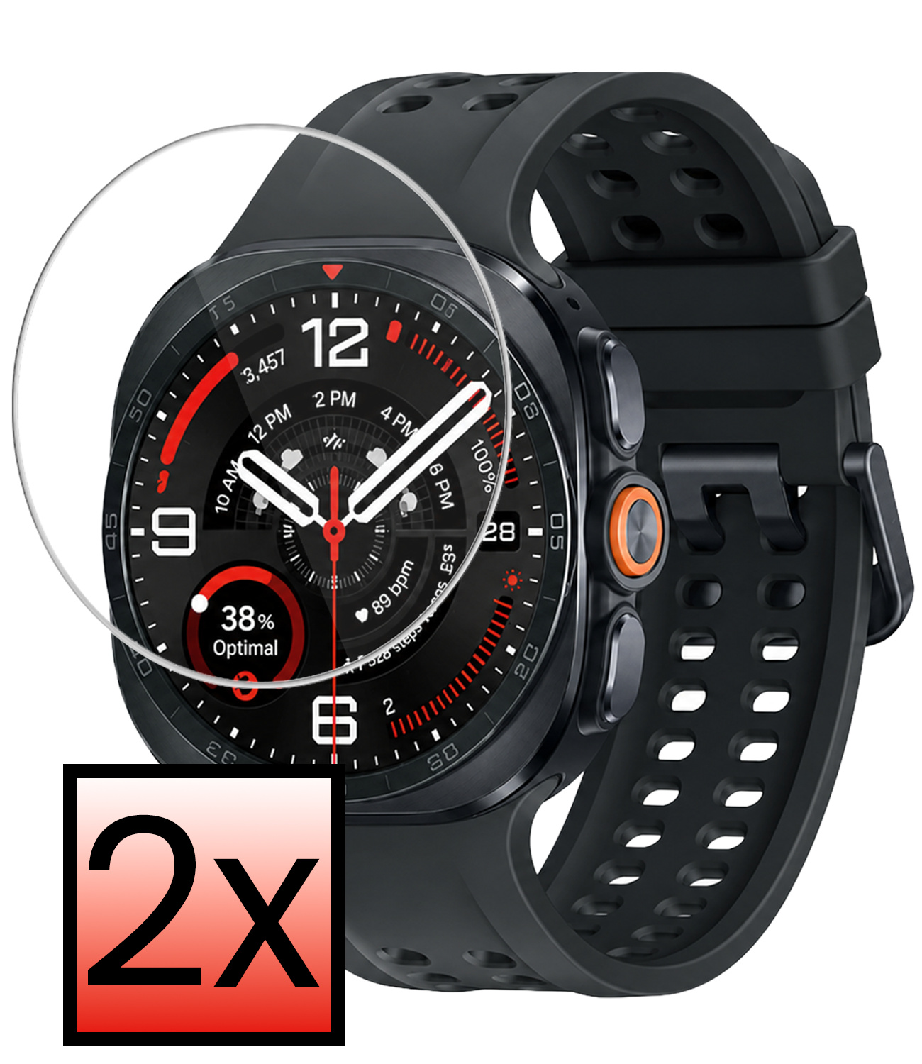 NoXx NoXx Samsung Galaxy Watch Ultra 2 (2026) Screenprotector - 2 PACK