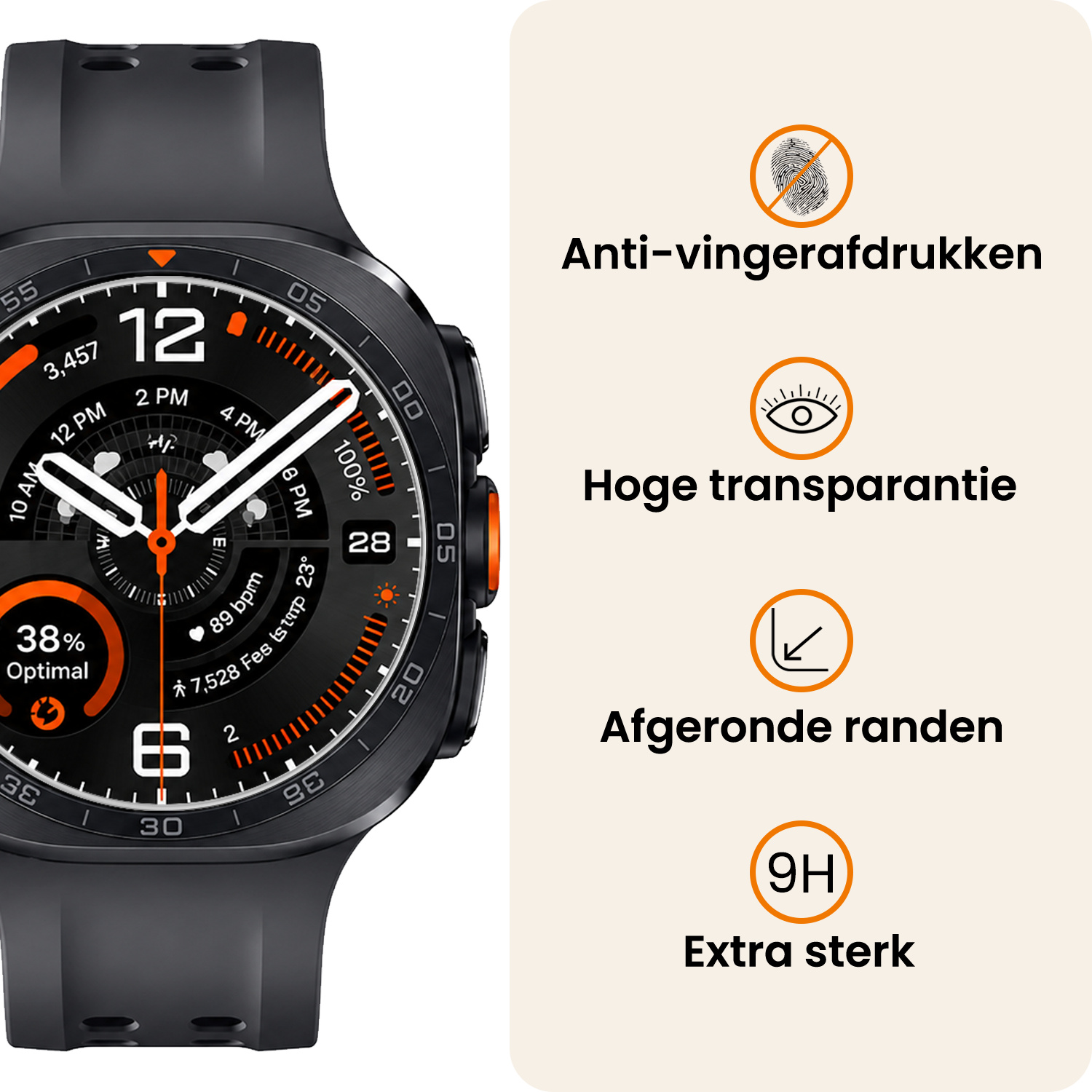 Nomfy Nomfy Samsung Galaxy Watch Ultra 2 (2026) Screenprotector