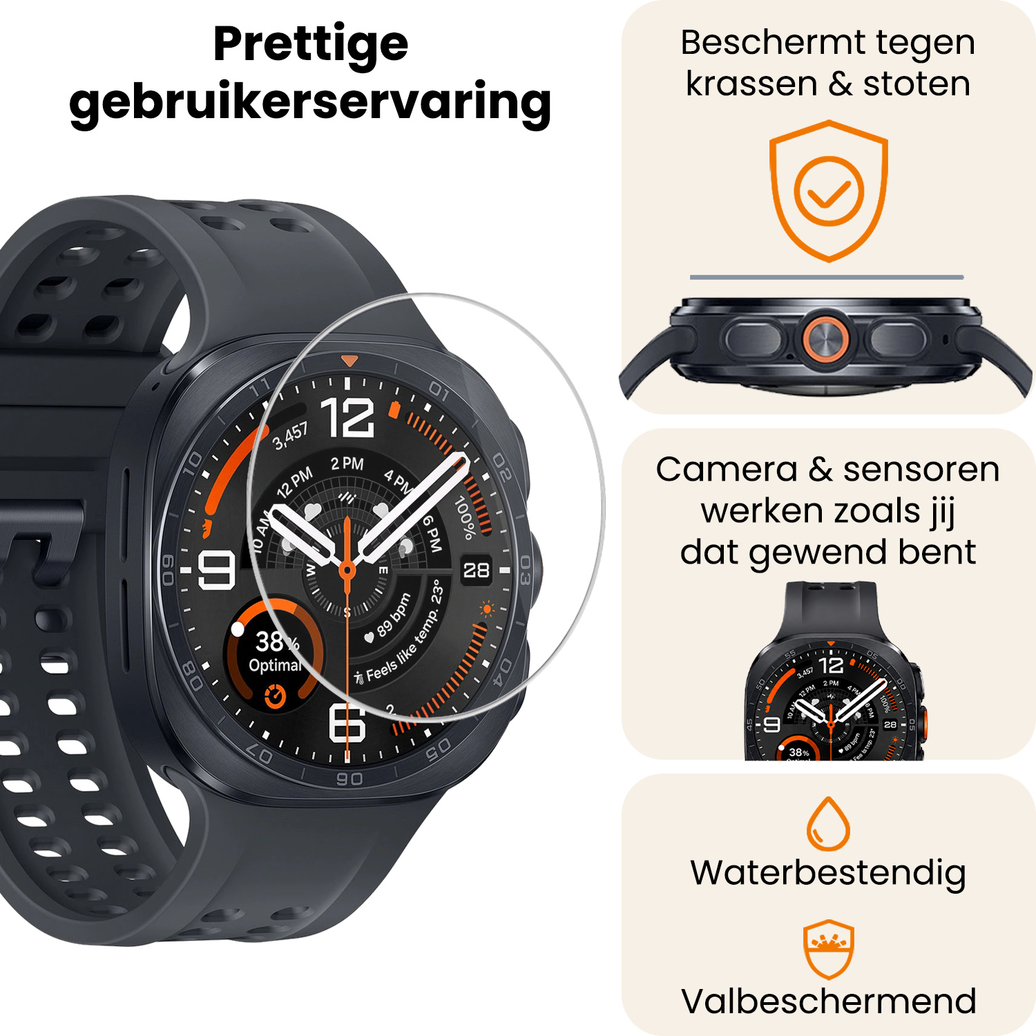 Nomfy Nomfy Samsung Galaxy Watch Ultra 2 (2026) Screenprotector