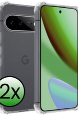 BASEY. BASEY. Google Pixel 11 Hoesje Shockproof - Transparant - 2 PACK