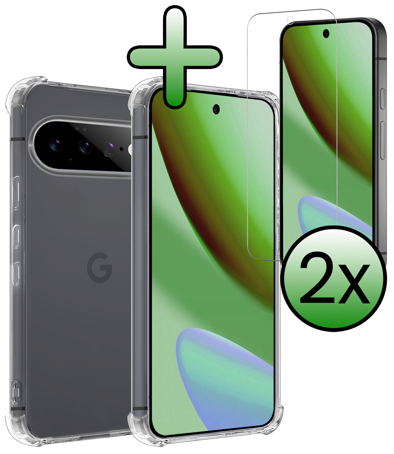 BASEY. BASEY. Google Pixel 11 Hoesje Shockproof Met 2x Screenprotector