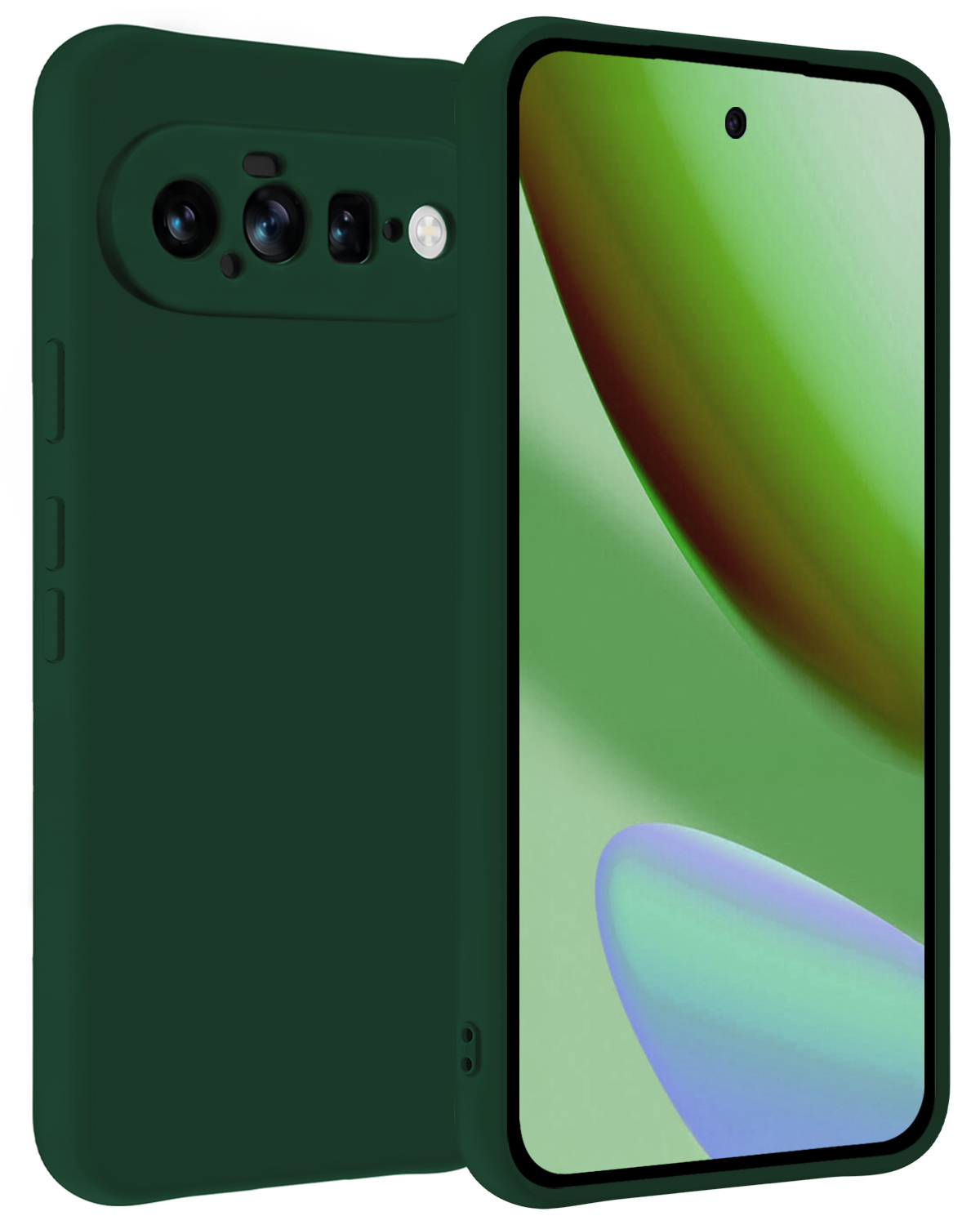 BASEY. BASEY. Google Pixel 11 Hoesje Siliconen - Donkergroen